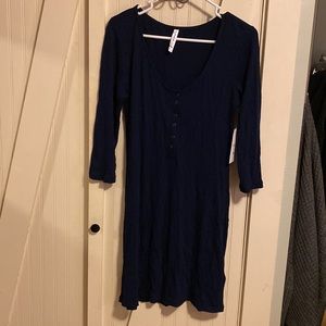 RVCA “Twister” rib dress